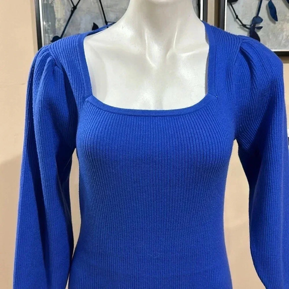 ON-34th 
Women's Square-Neck Rib-Knit Midi Dress, - Picture 3 of 12